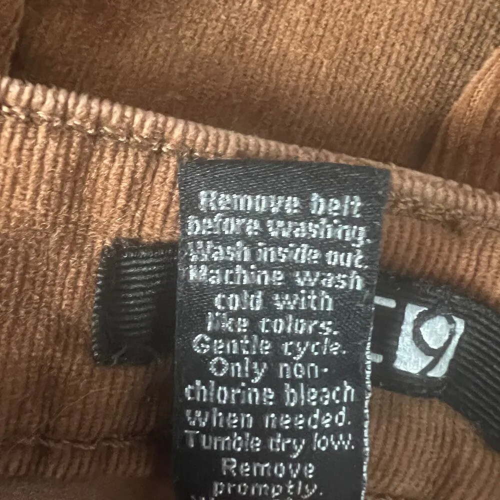 Apt. 9 Womens Corduroy Pants 4 Modern Fit High Rise Stretch Western Rodeo Barn - Image 9