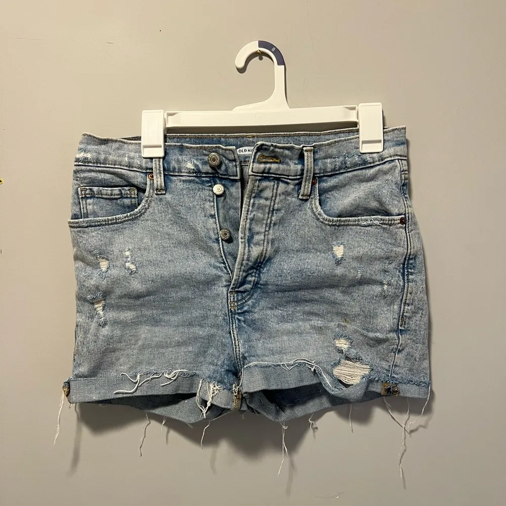 High waisted jeans shorts - Image 2