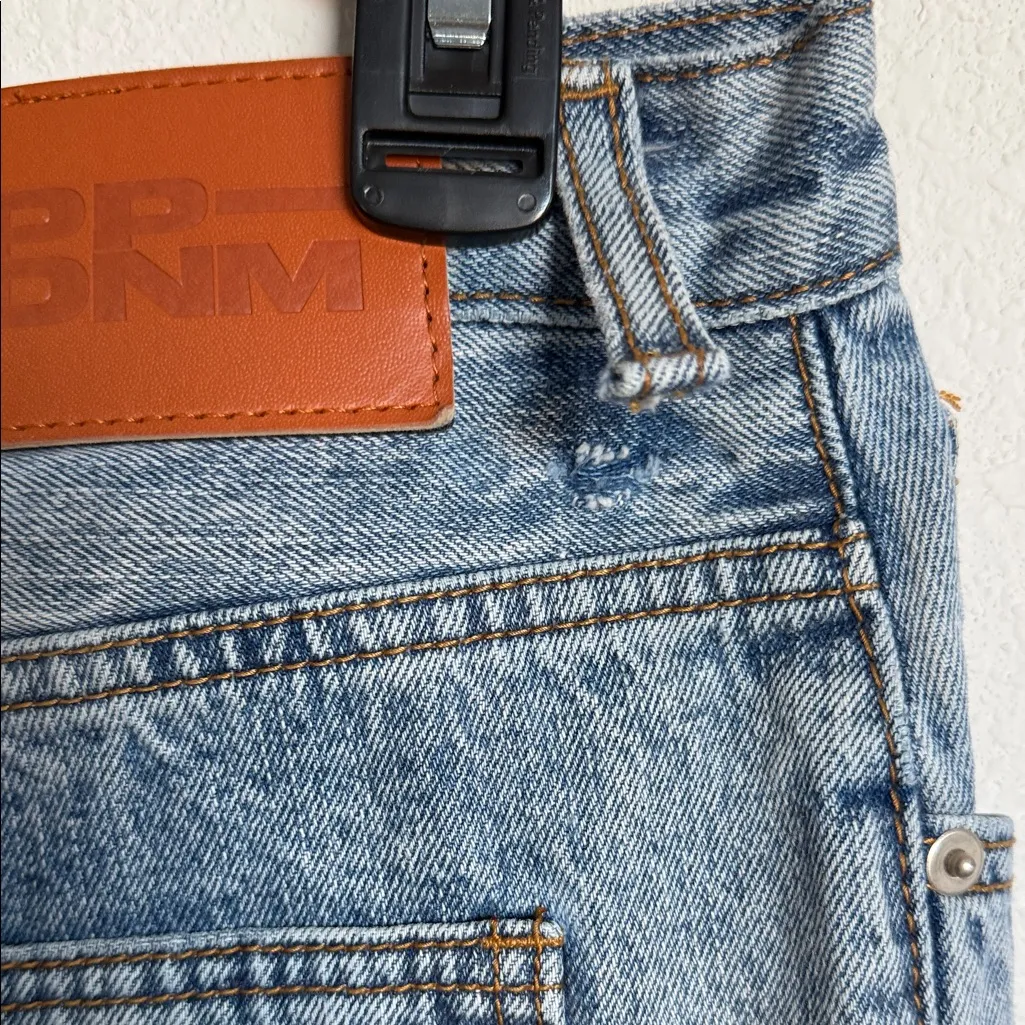 Princess Polly  Light Blue Denim Overalls - Image 9