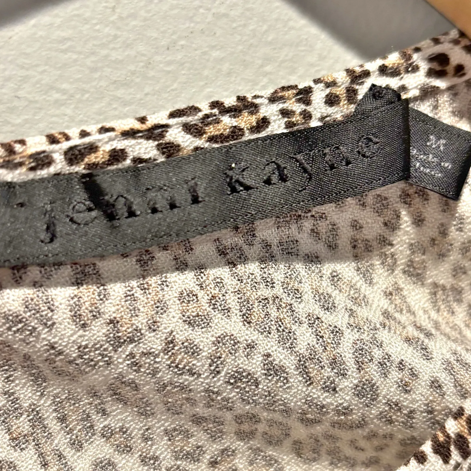 Jenni Kayne Leopard Print T-Shirt Dress - size medium - Image 6