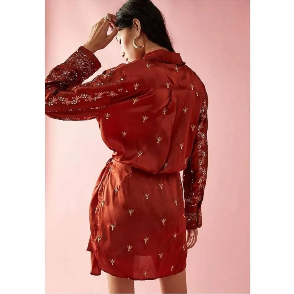 Free people breakdown mini wrap dress - Image 2