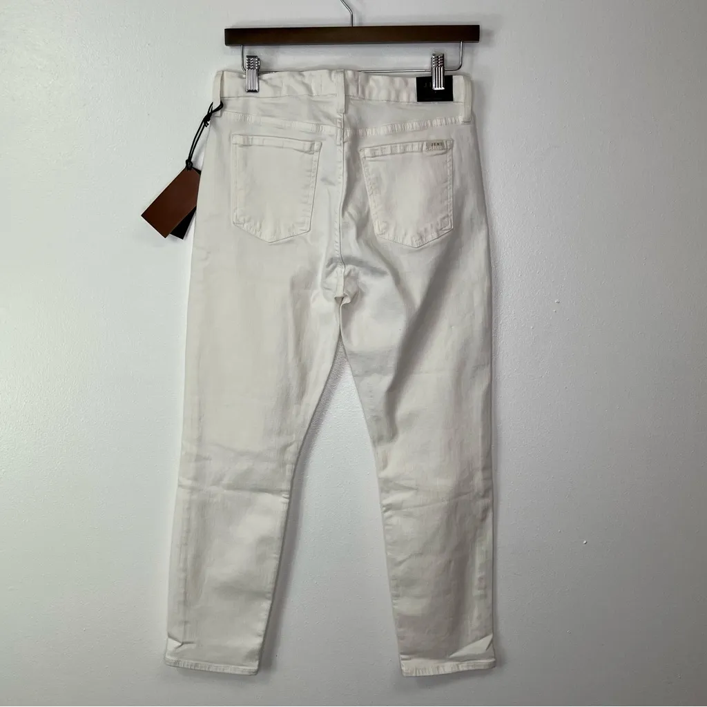 Jen7‎ by 7 for all Mankind Cropped Skinny Jean White 6 - Image 5