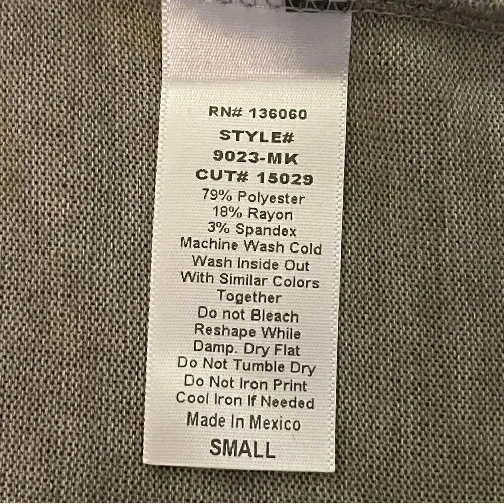 Project Social T Womens Sweater Top Fleece Neck Heather Gray Size Small - Image 9