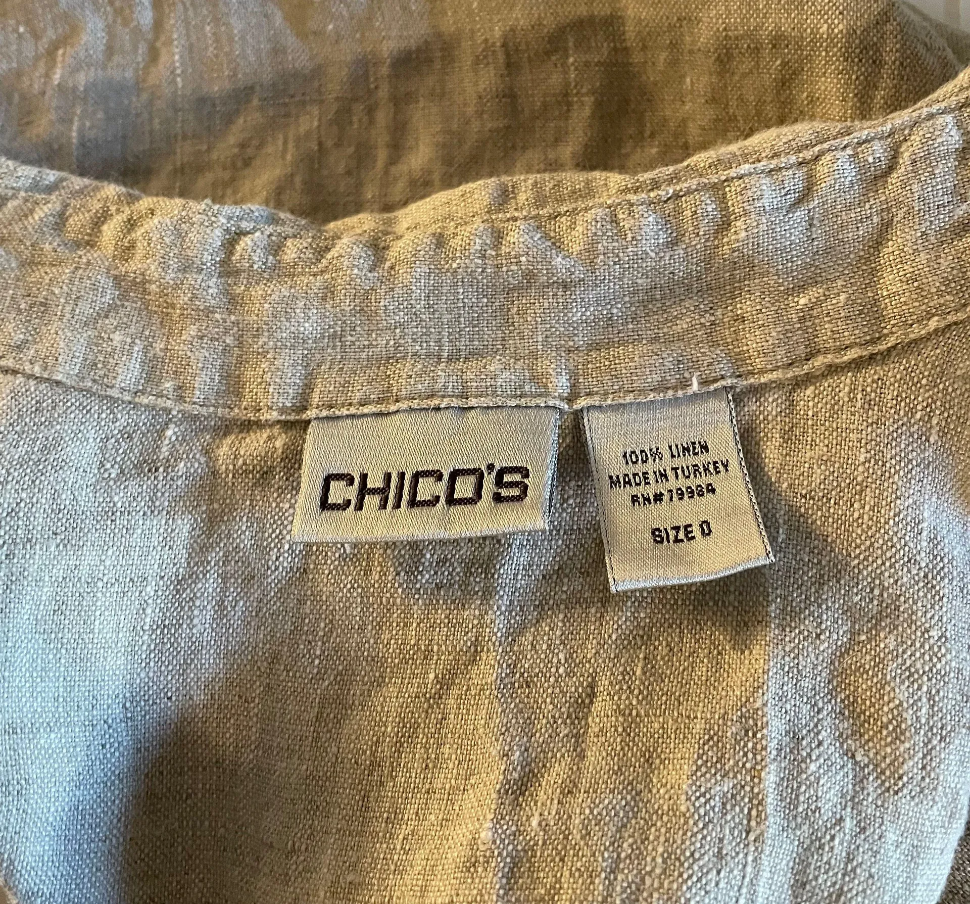 Chico's  boho cream Top - Image 4