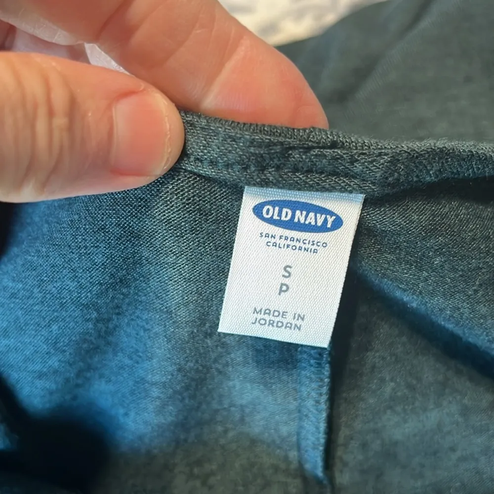 Old Navy Dress Swing Long Sleeve Womens Small Dark Green - Image 7