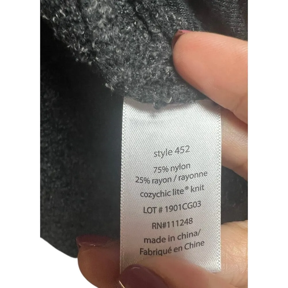 Barefoot Dreams Bamboo Cozy Chic Lite Circle Lounge Cardigan XS/S Gray - Image 6