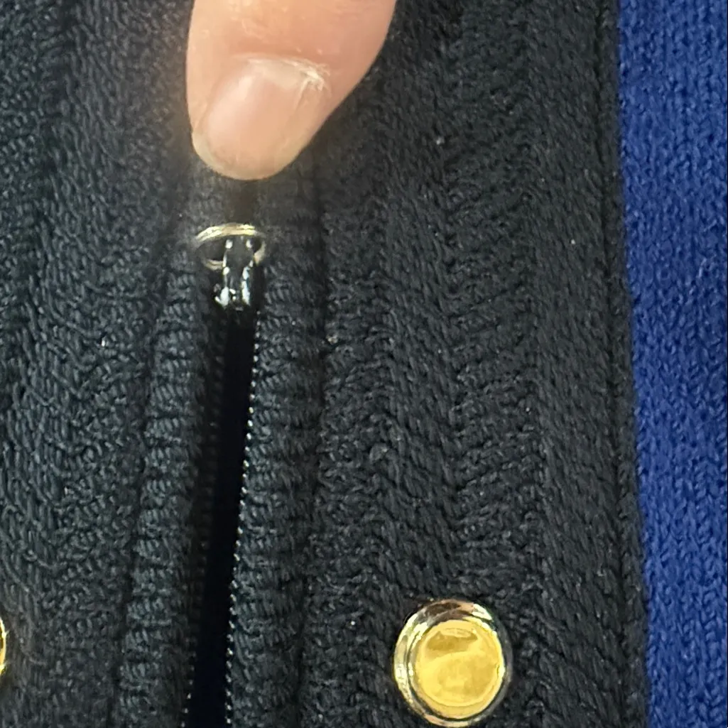 St. John Collection Studded jacket blue/black size 10 - Image 5