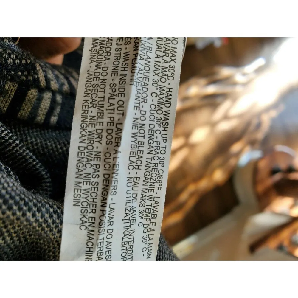 Zara Trafaluc Women's Black Polyester Long Sleeve Round Neck Long Maxi Dress M - Image 10