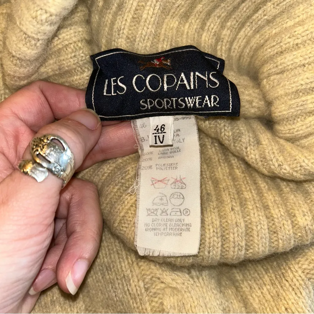 Les Copains Sportswear vintage cream cable - Image 3