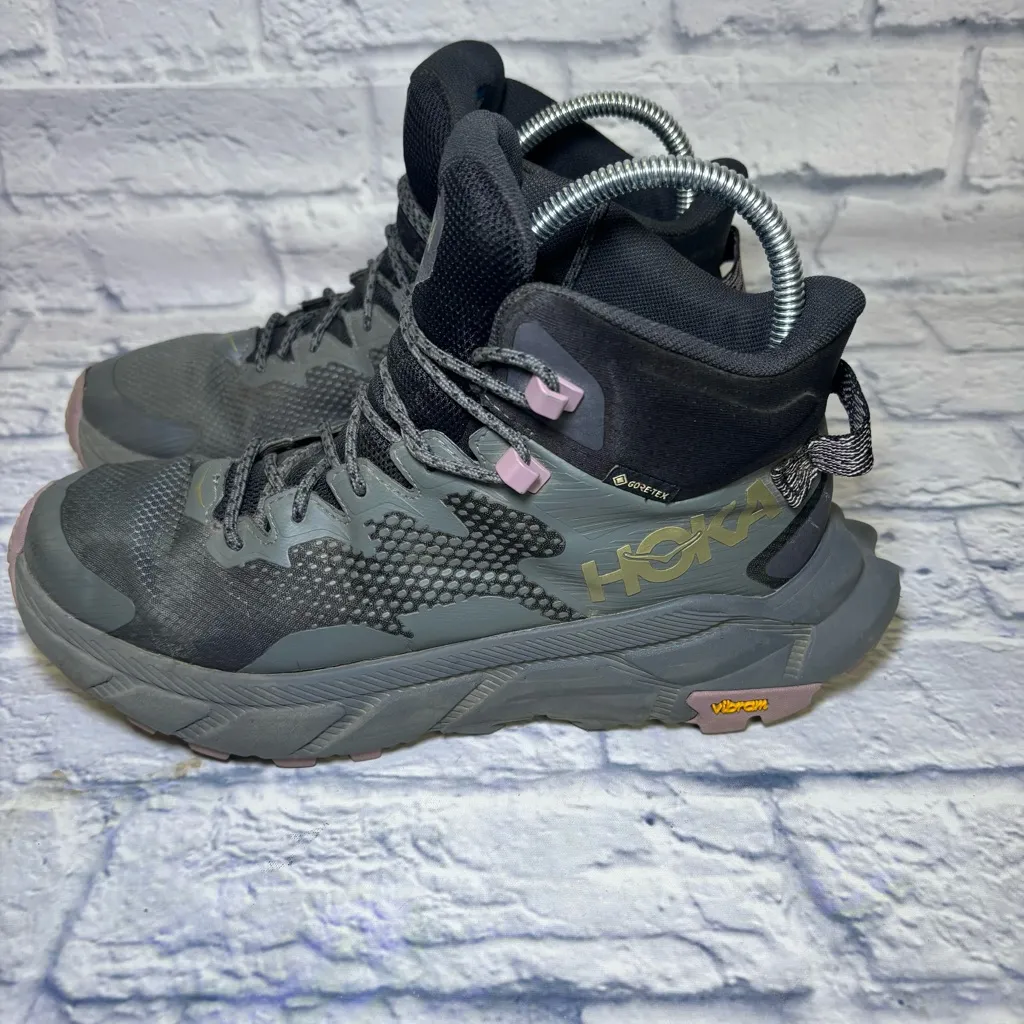 Hoka One W Trail Code GTX Size 8.5 BCSTL 1123166 Trail Comfort Hiking Sneakers - Image 2