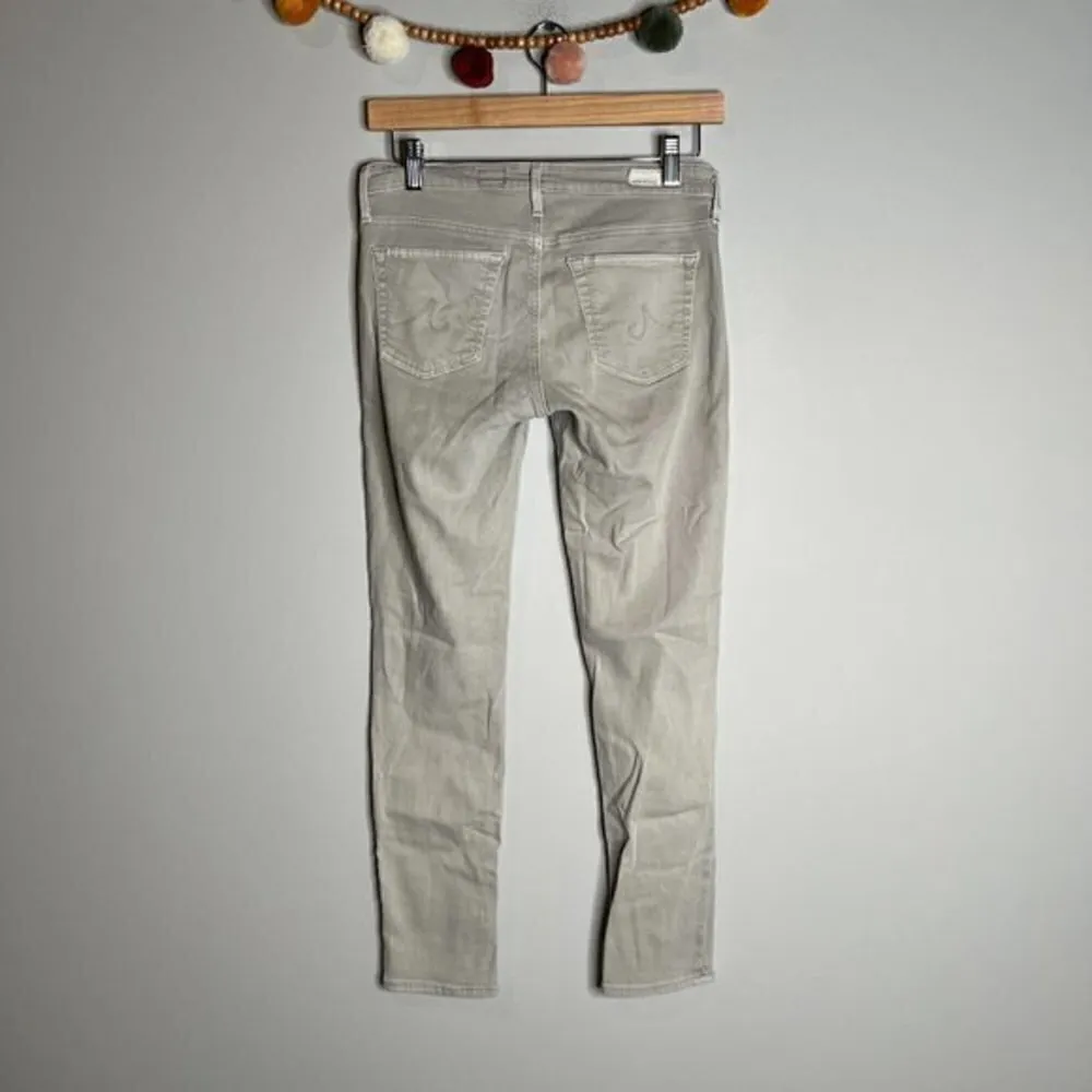AG Adriano Goldschmied 🌺 Adriano Goldschmied 'Stevie Ankle' grey Slim Straight jeans - Image 4