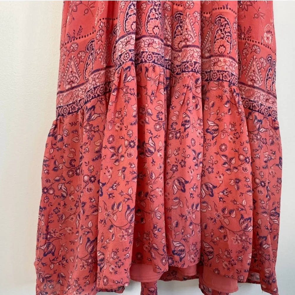 Joie 100% silk  floral midi dress - Image 9