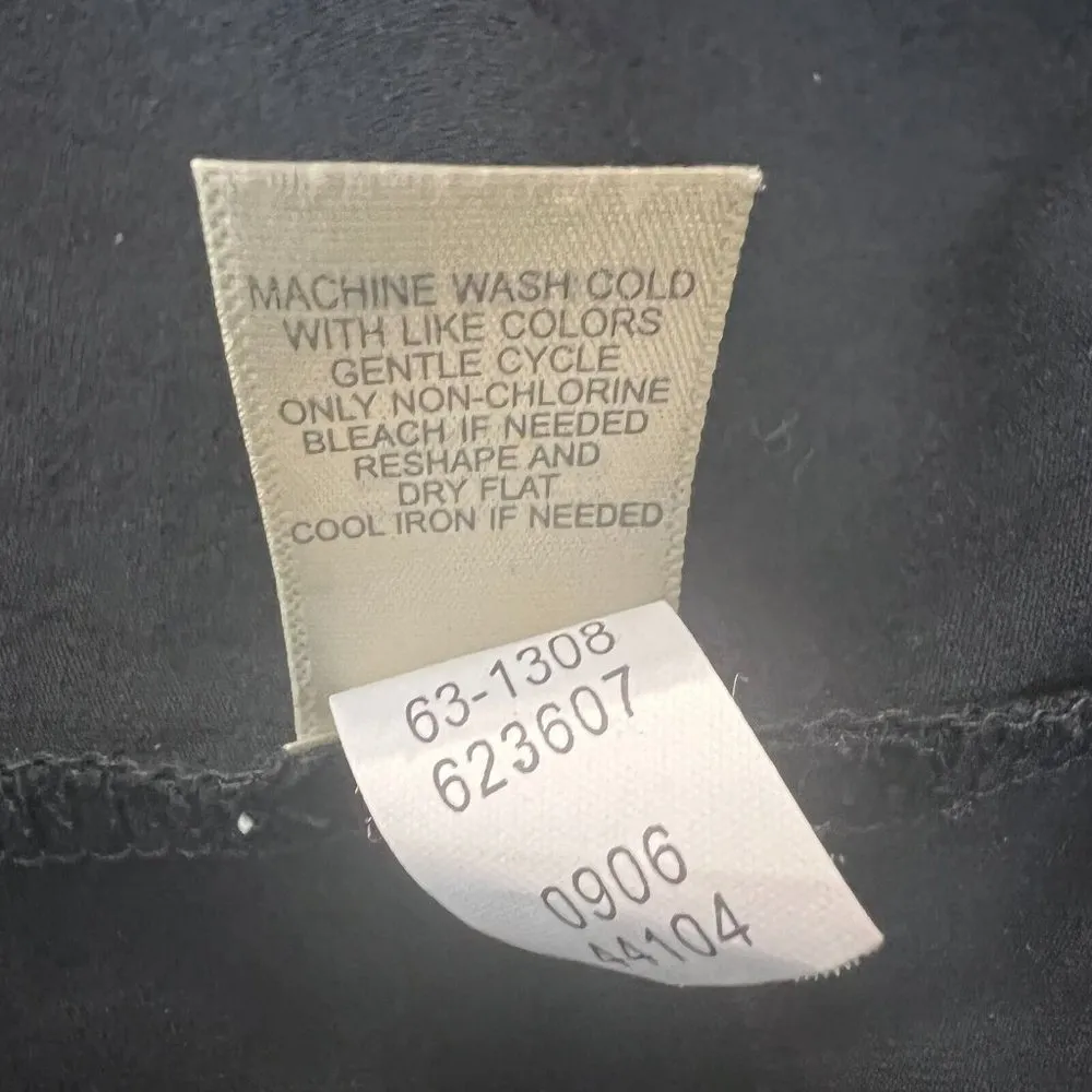 J Jill Cardigan Sweater Jacket Womens Medium Black Button Up Long Sleeve Stretch - Image 10