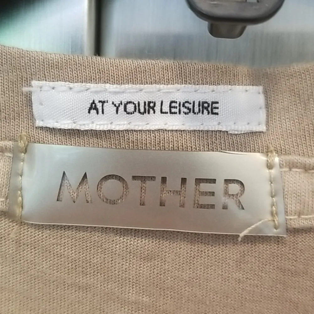 💕MOTHER💕 Boxy Goodie Goodie Tee ~ Cous Cous Size XS - Image 12