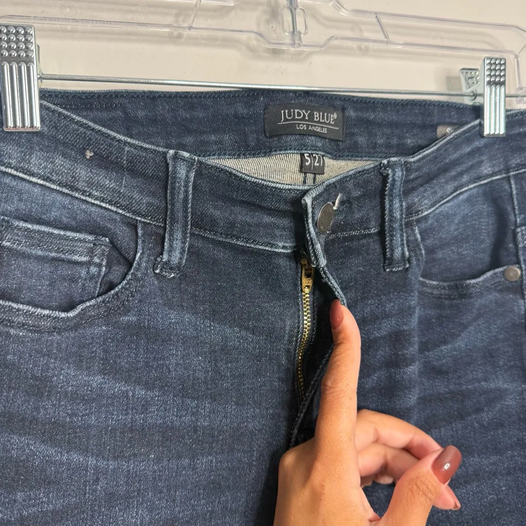 Judy‎ Blue Aspen Skinny Fit High Rise Dark Wash Jeans JB82132DK Size 5/27 - Image 5