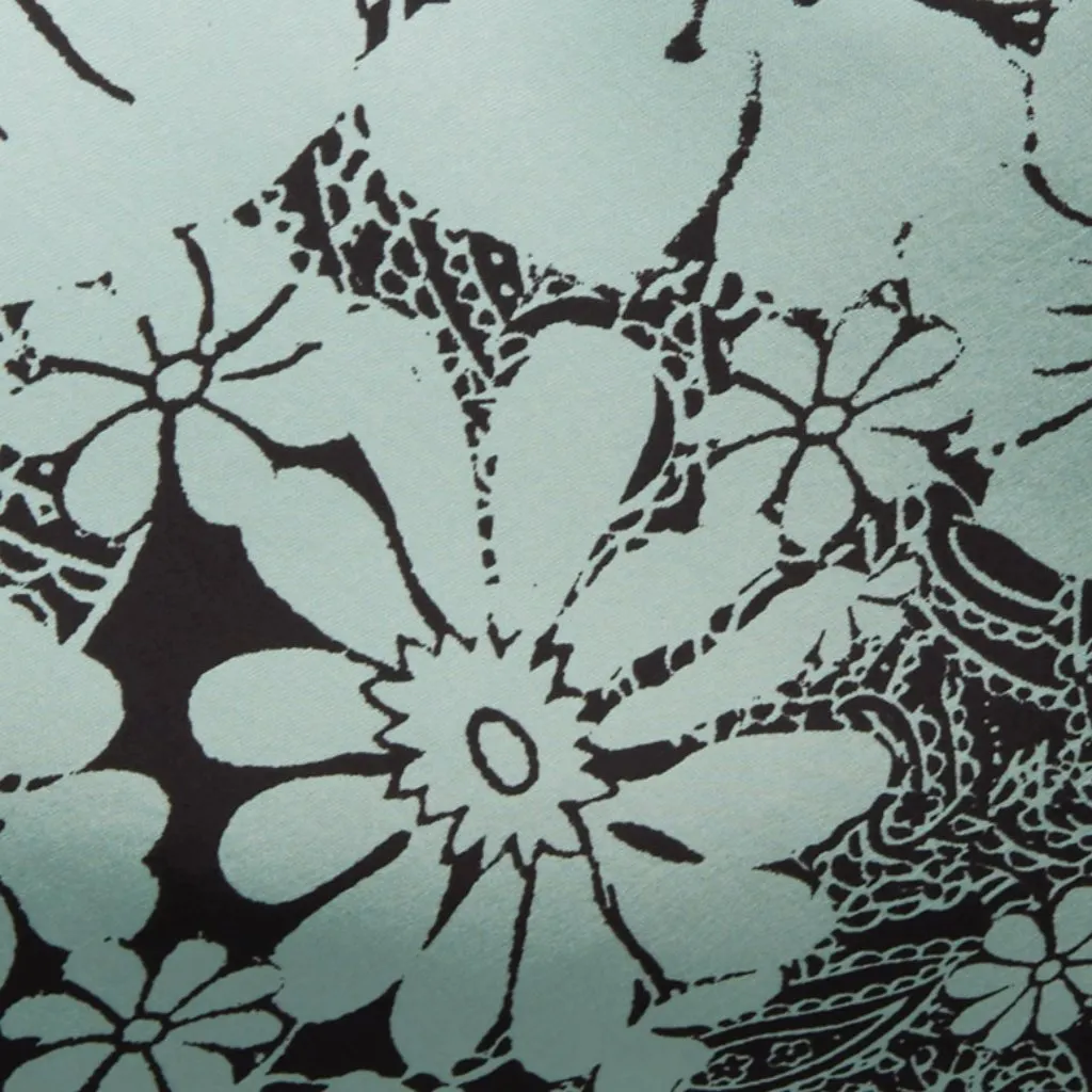 NWT Free People Retro Daisy Asymmetric Slipdress Large, BLACK COMBO - Image 8