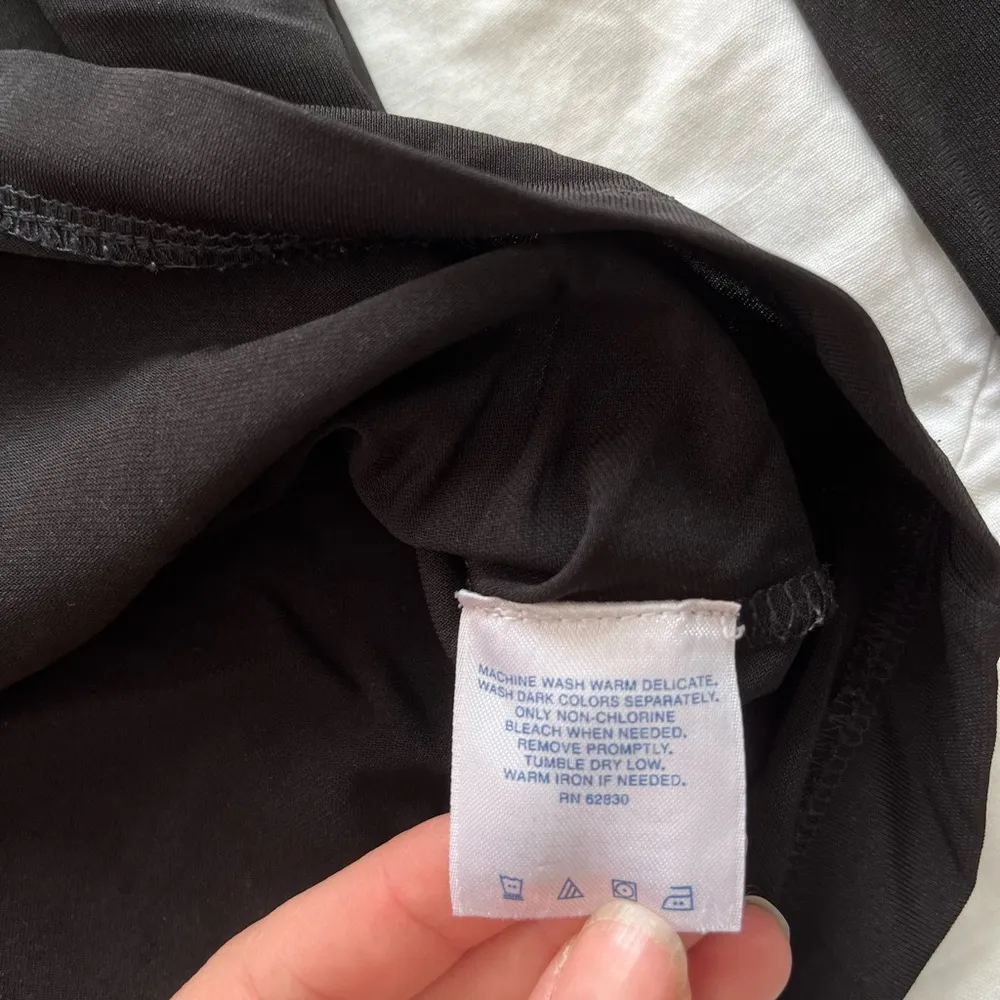 Black button up Lands End shirt - Image 4