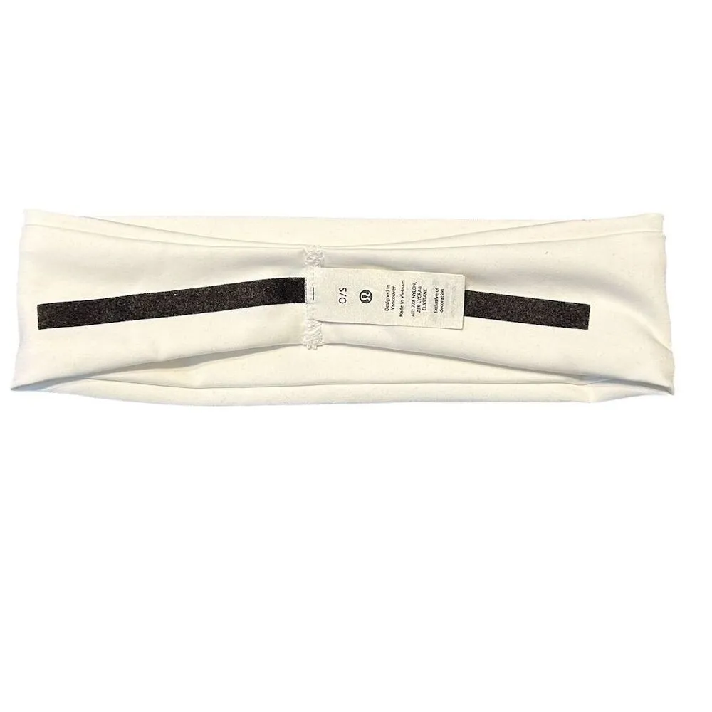 Lululemon Women's White Luxtreme Training Headband Activewear - Image 5