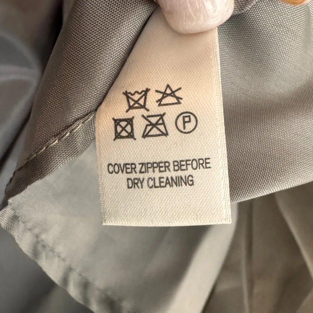 Va Et Vien Gray Tulle Strapless Long Maxi Dress Gown Size 0 - Image 14