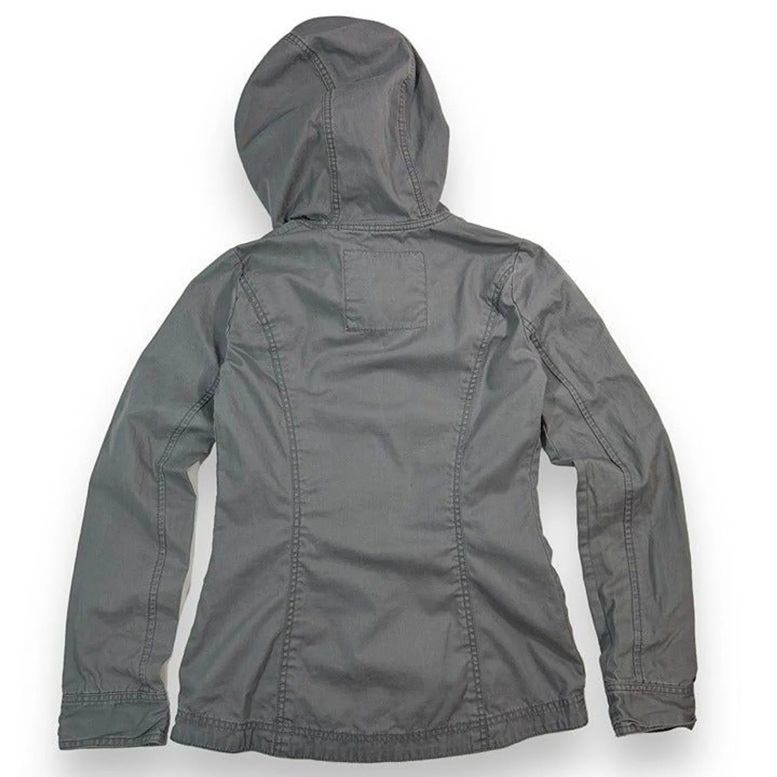 Abercrombie And Fitch Anorak Army Jacket Women's XS Gray - Image 2