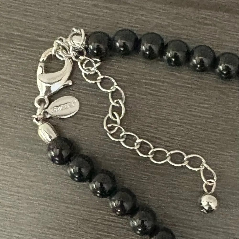 Chico’s Black & Red Long Statement Necklace - Image 3