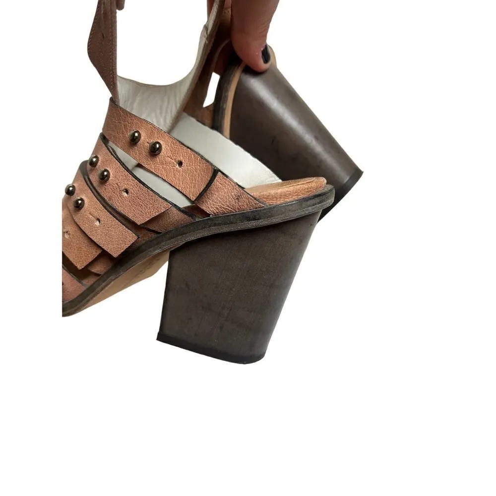 Freda Salvador Tan Gladiator Heels Sz. 6 - Image 8