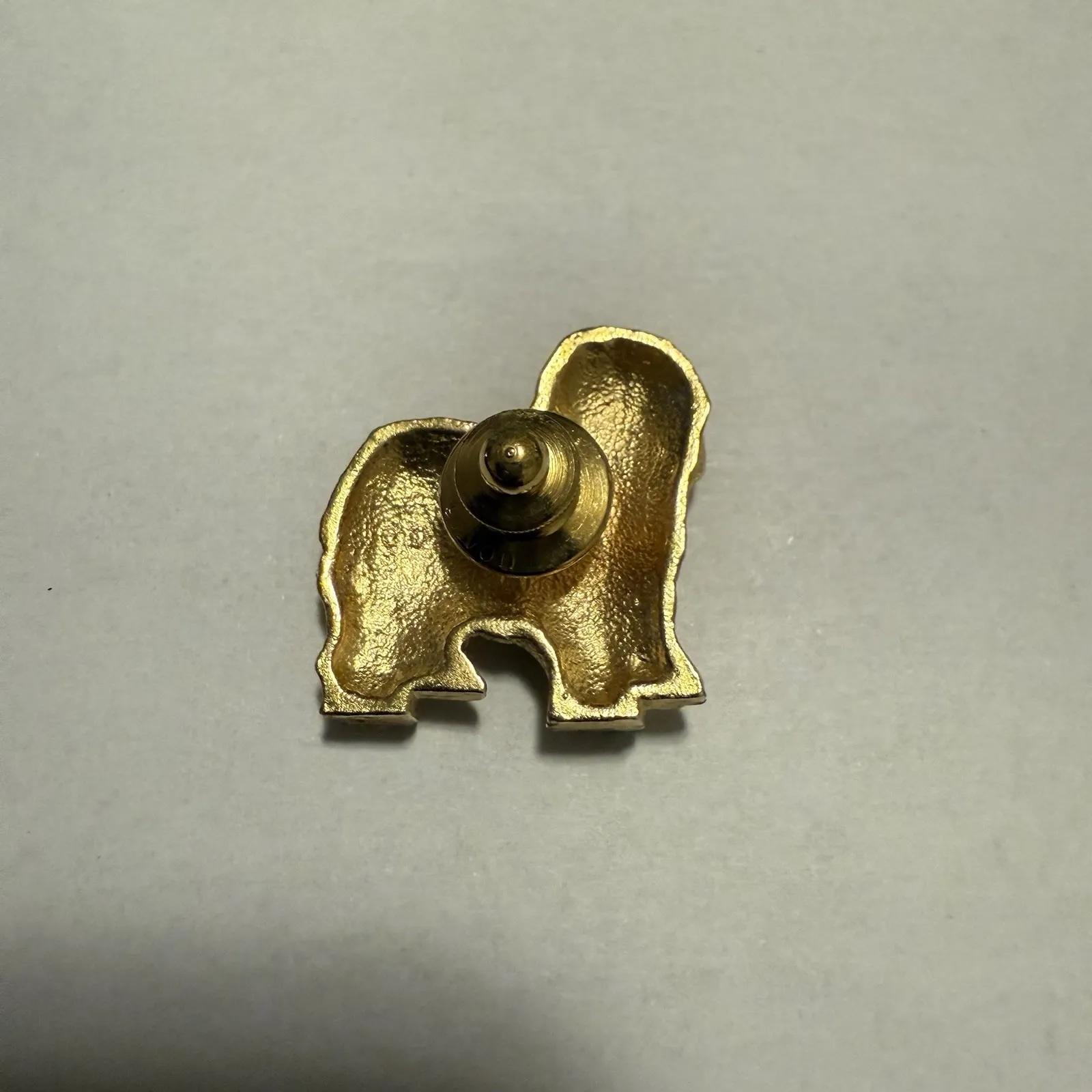 Vintage Antique Avon Gold Tone‎ Sheepdog Lapel Pin, Jacket Brooch, Accessory Pin - Image 4