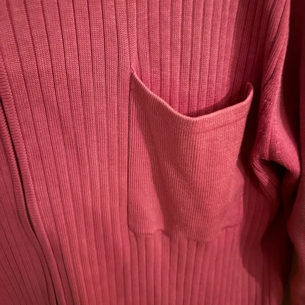 Chicos Design Zip Up Cardigan Size 2/large ‎ Silk Blend- - Image 3