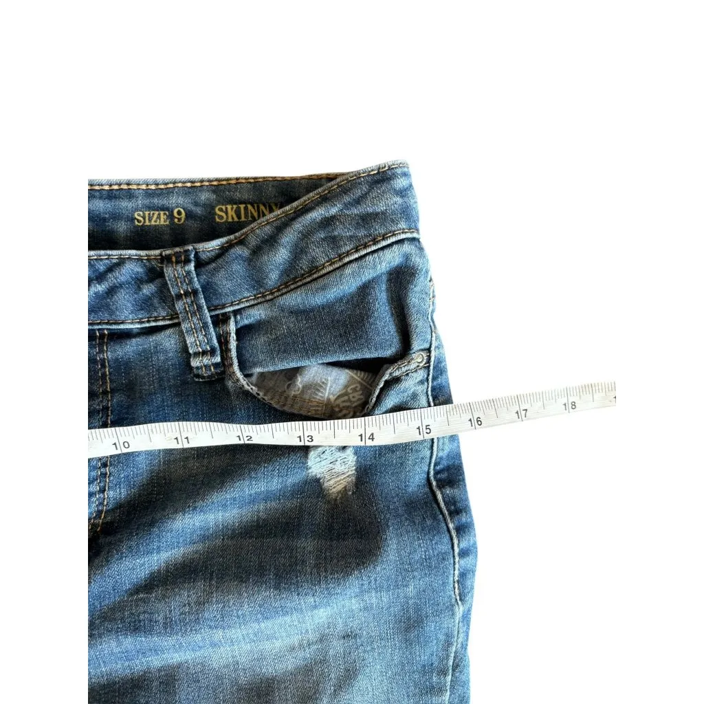 True Craft Women's Blue Distressed Skinny Jeans - Image 4