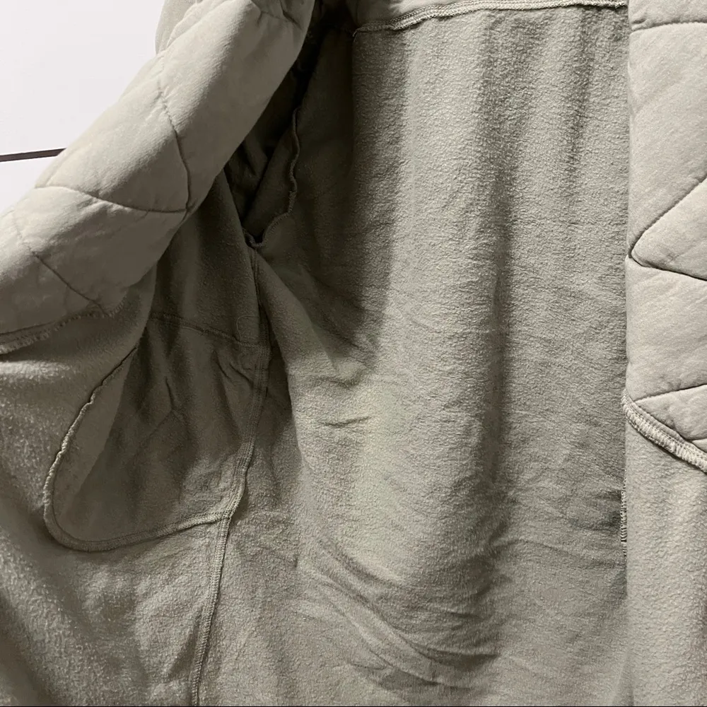 Young Fabulous & Broke Sandrine Quilted Coat Olive Green - Image 8