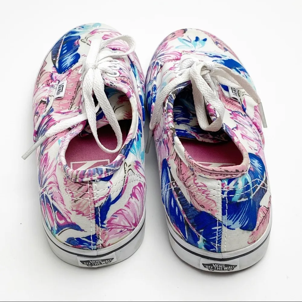 VANS Tropical Old Skool Skater Canvas Tennis Shoes, Size 5 - Image 8