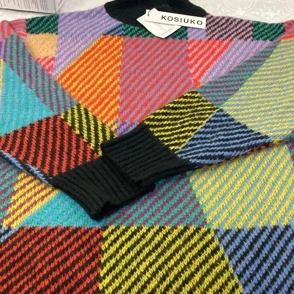 Kosiuko women pullover sweater size M Yellow Size M - Image 2