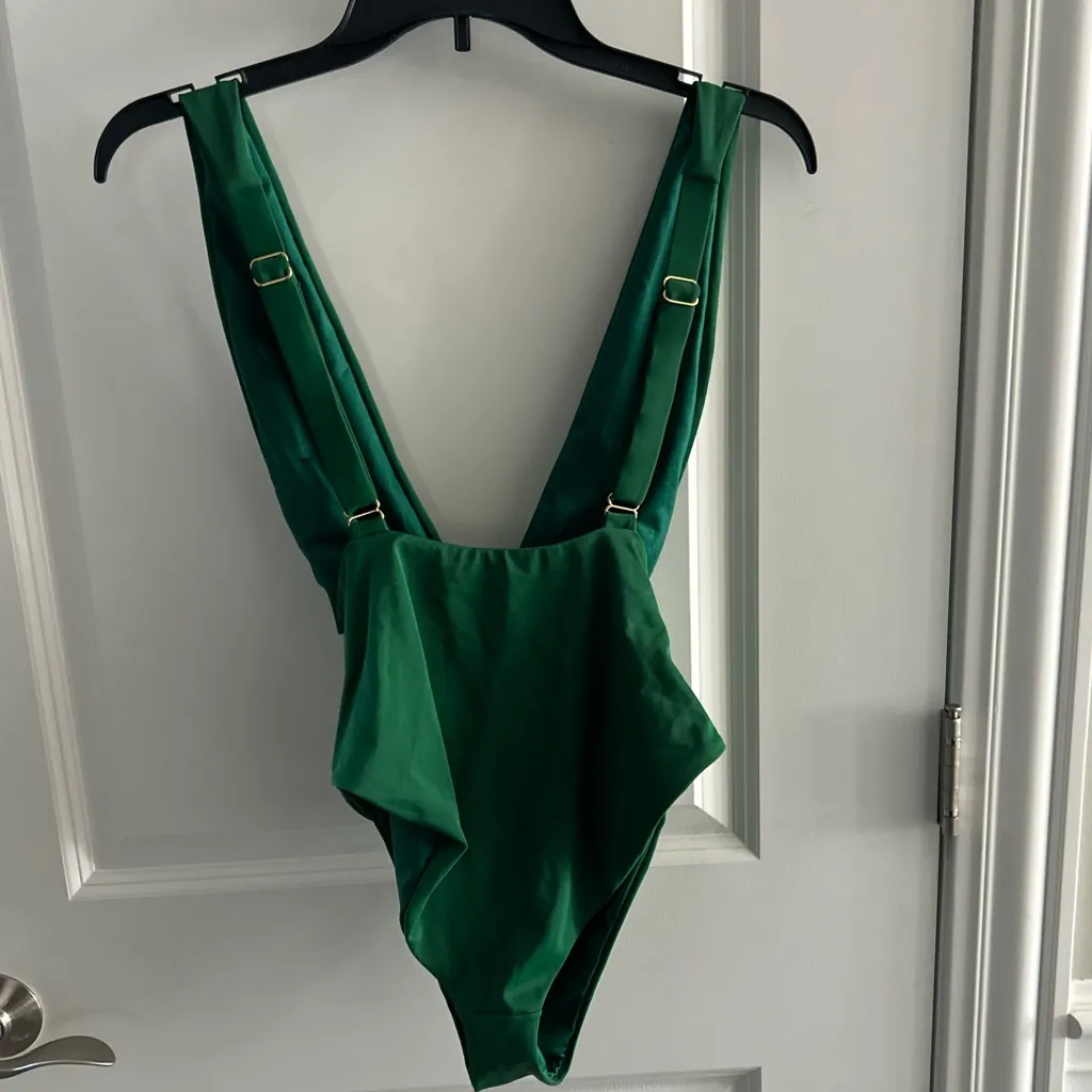 AGUA BENDITA Ellis Ventura One-piece Swimsuit In Green - Image 5