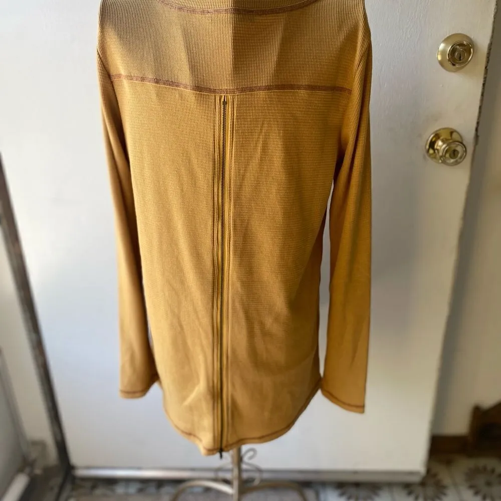 Doe & Rae back zip long sleeve top S - Image 2