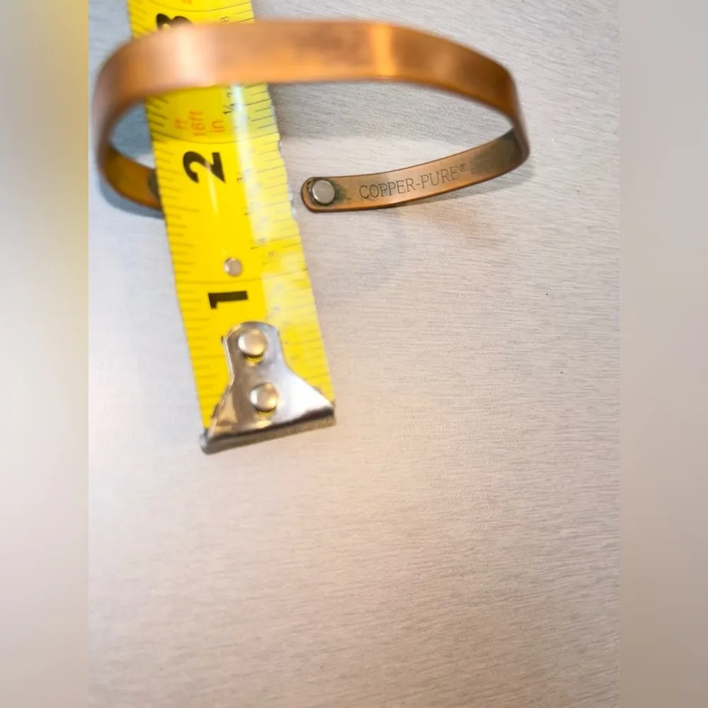 Copper Pure Cuff Bracelet Brown - Image 5