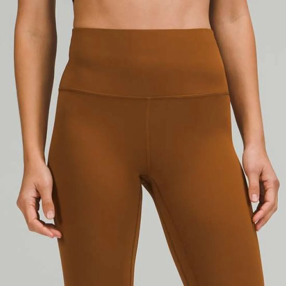 LULULEMON Align High Rise Leggings Women’s Size 0 Copper Brown Buttery Soft Yoga - Image 5