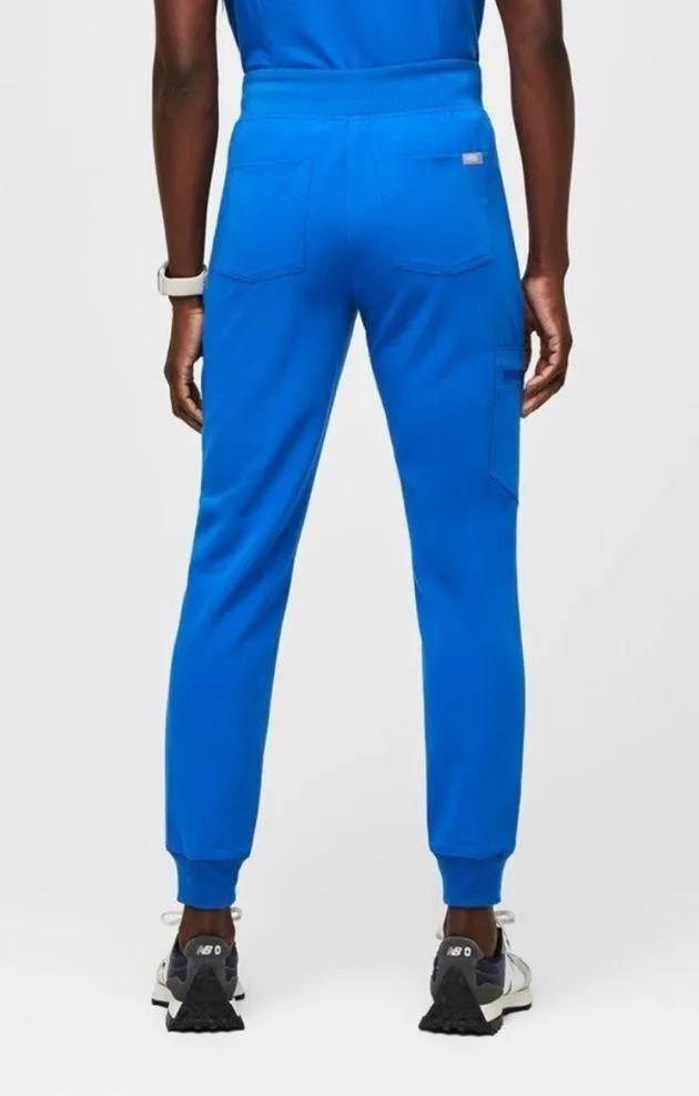 FIGS  High Waisted Zamora Jogger Scrub Pants in Royal Blue Size Large Petite - Image 3