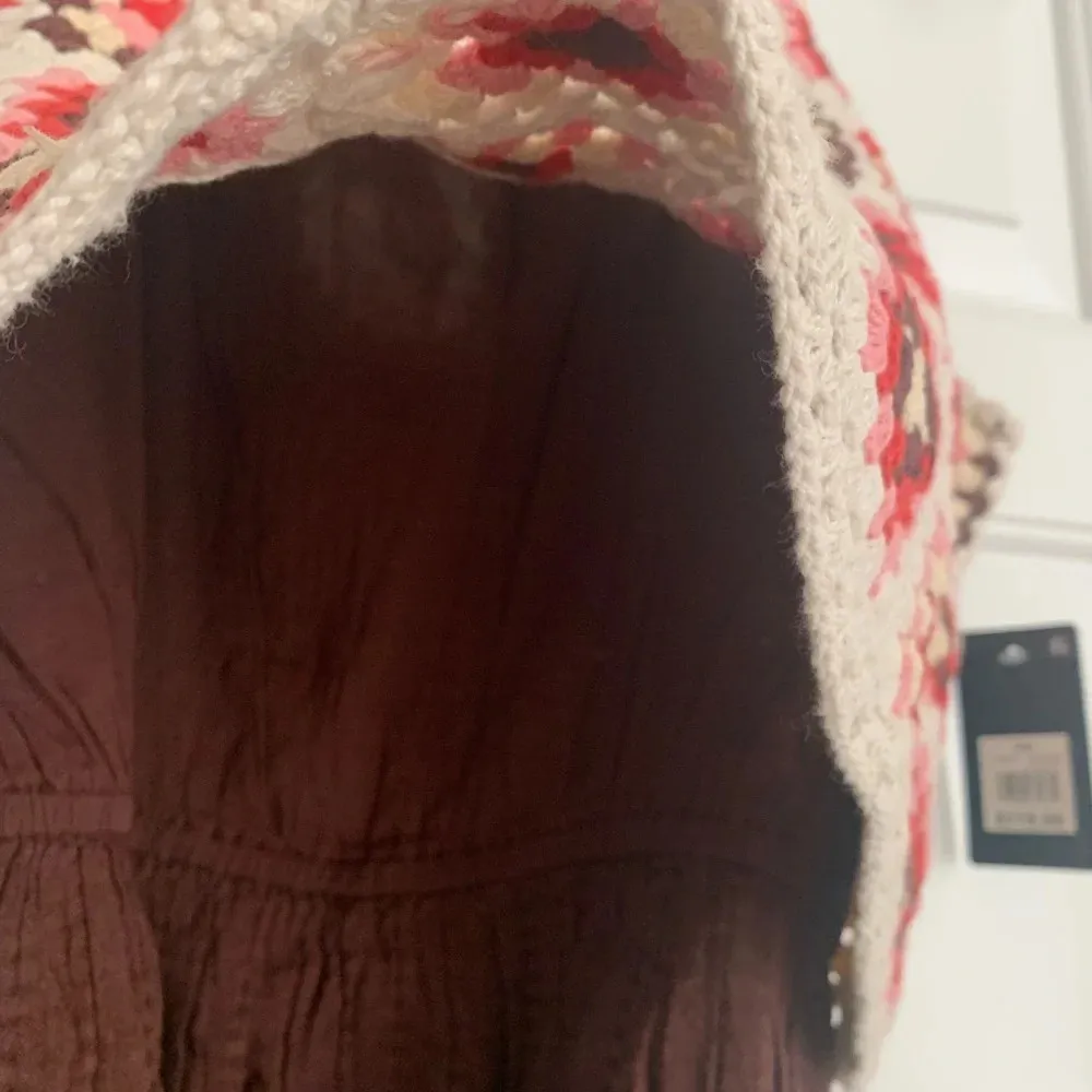 Lucky Brand Crochet‎ Romper - Size M - Pink Granny Square - NWT - Image 7