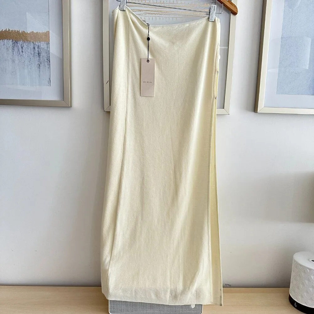 NWT Bec + bridge semi sheer cotton knit maxi skirt - Image 4