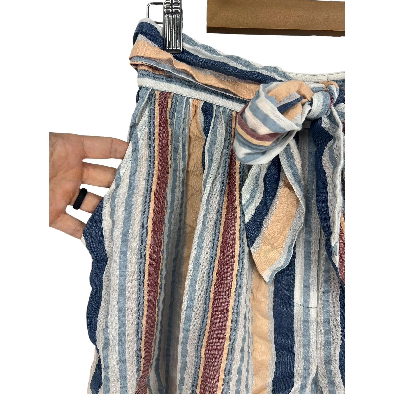 Ulla Johnson Martim Shorts in Sky - Image 7