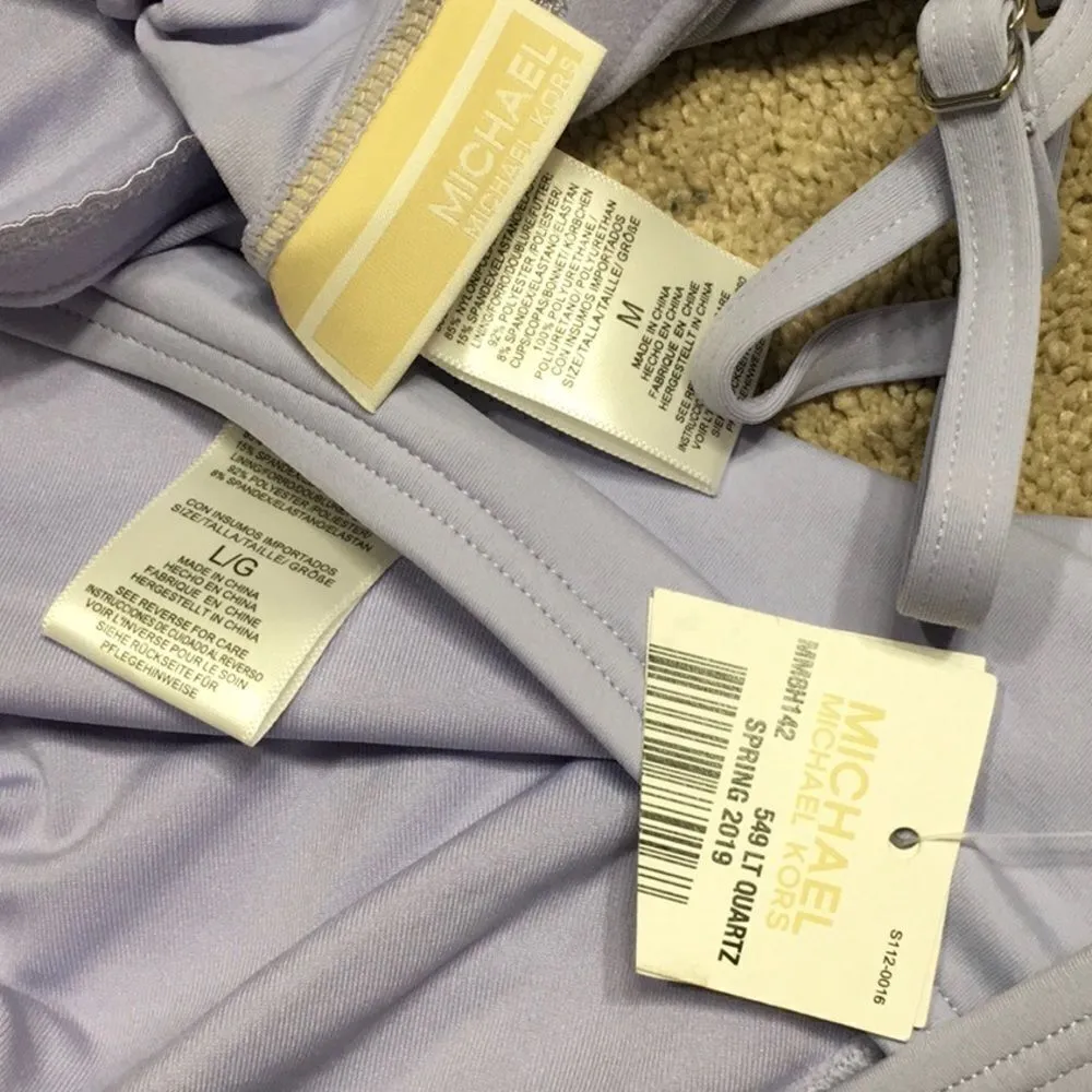 Michael Kors Lilac studded choker tankini set Purple Size undefined - Image 9