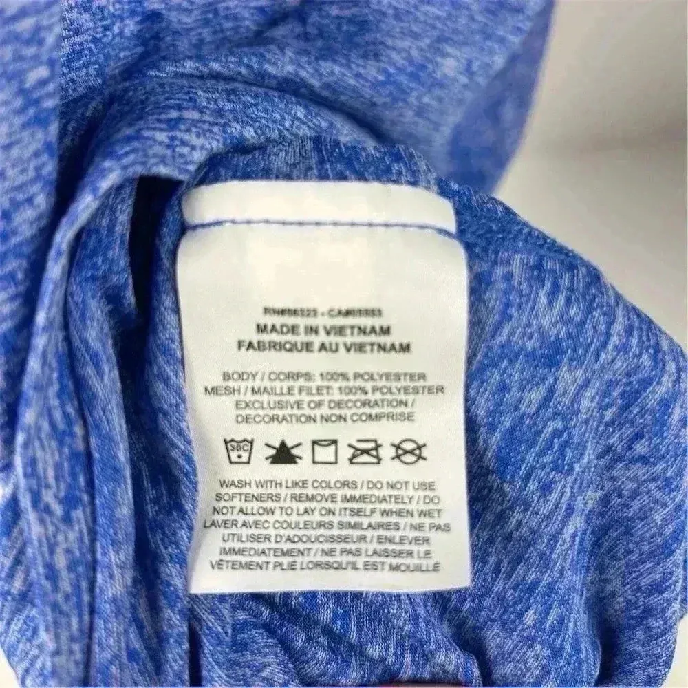 Nike Women's Blue Racerback Tank Top Size M Yoga Running Athletic Dri-fit - Image 5