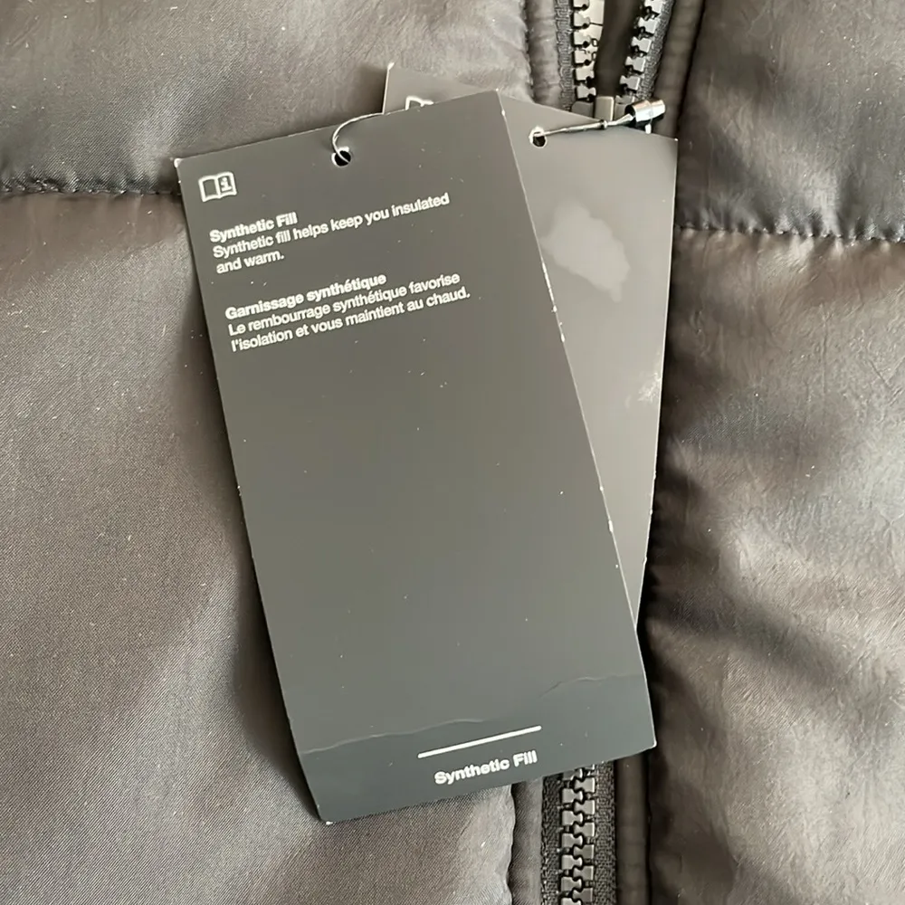 Sportswear Black Puffer Vest Therma-Fit Oversized FB7679-010 Women's M - Image 8