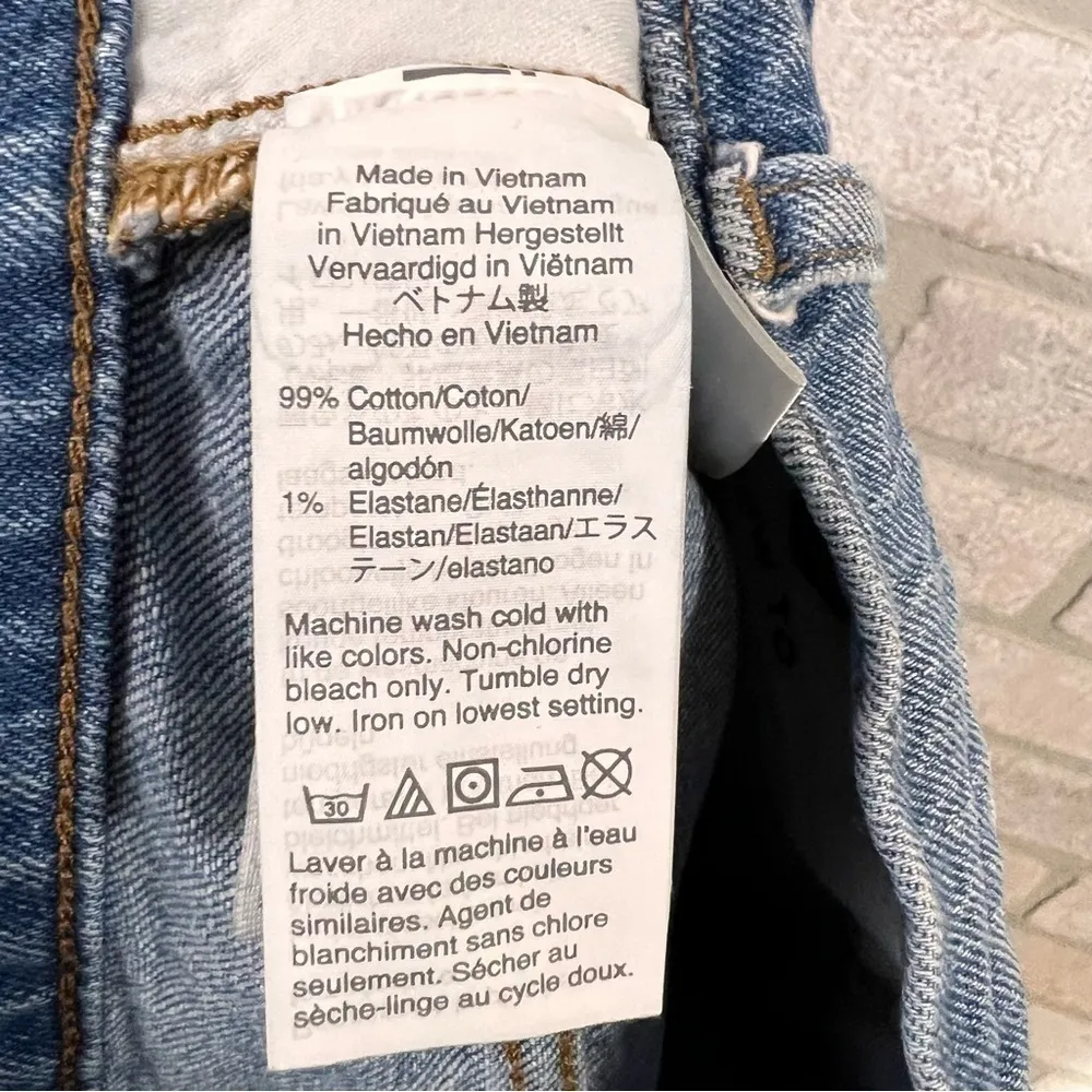 Madewell The Perfect Vintage Crop Distressed Jeans in Rosabelle Wash Size 24 - Image 12