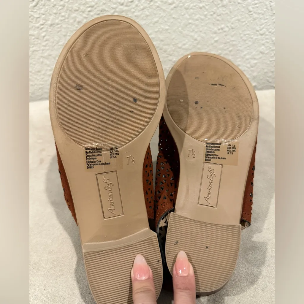 American Eagle Women's Brown Peep - Image 6