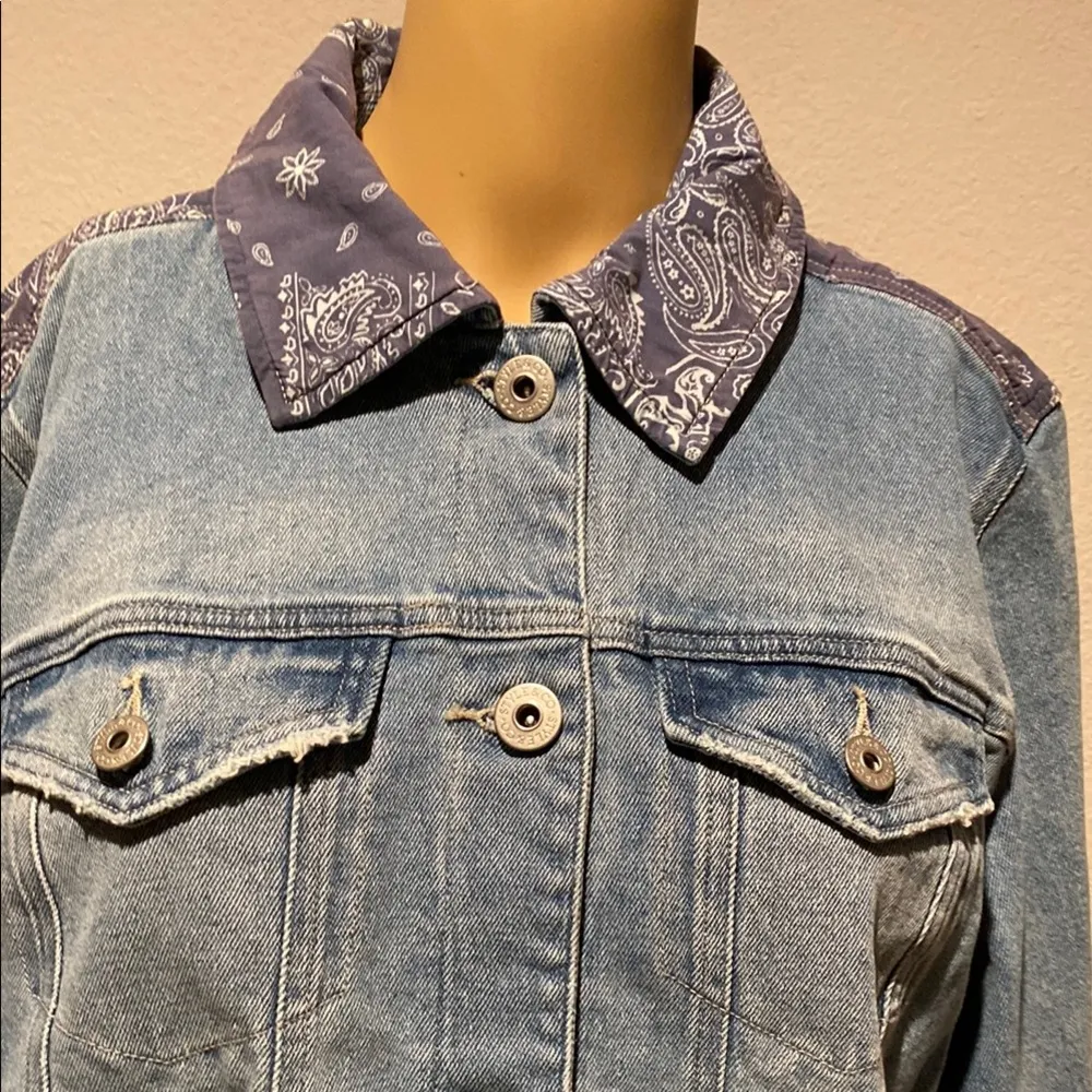 Style & Co NWT

 Blue Jean Jacket Classic Denim Design - Image 2