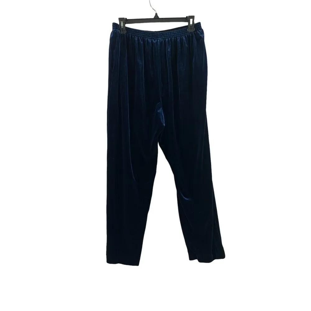 Alfred Dunner Women's Soft Navy Blue Pants - Image 2