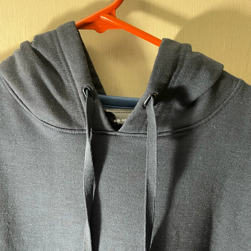 Athletic works navy hooded sweatshirt pockets medium 8 10 - Image 3