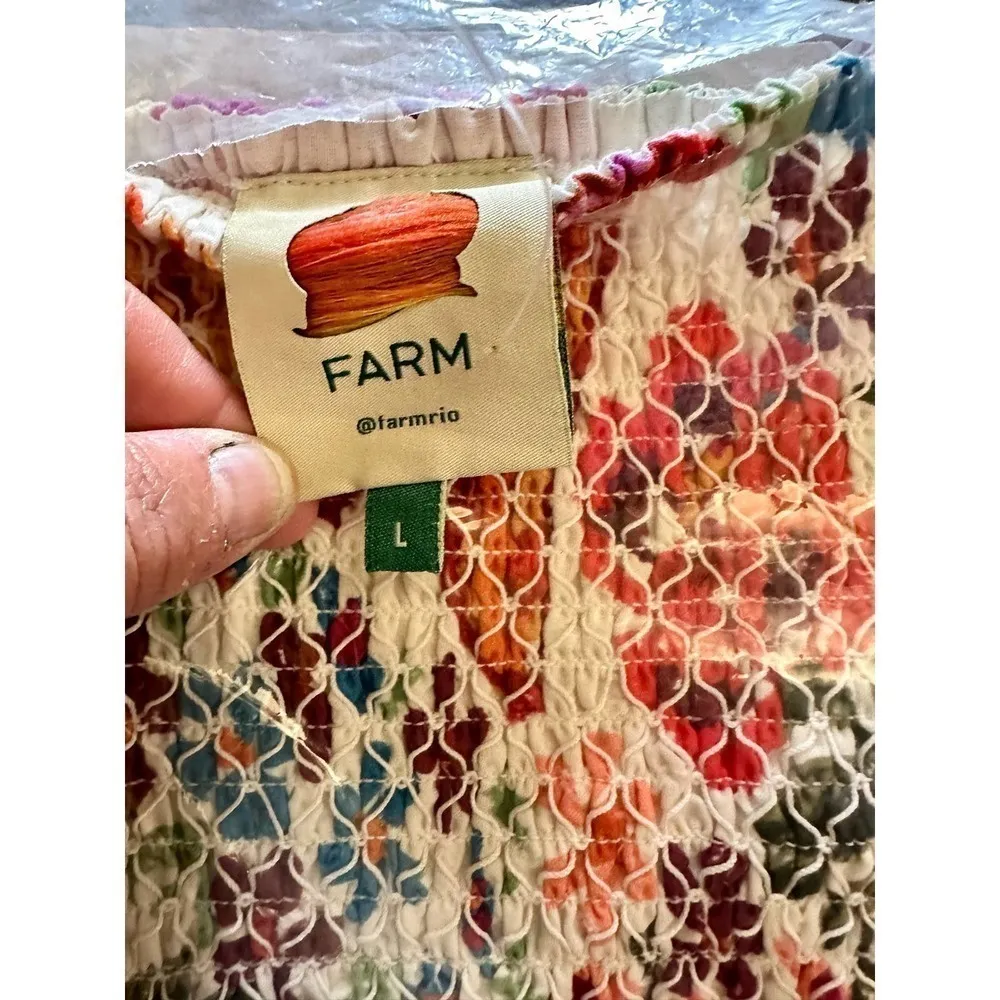 Farm Rio Spring Bananas Smocked Mini Skirt - Image 10