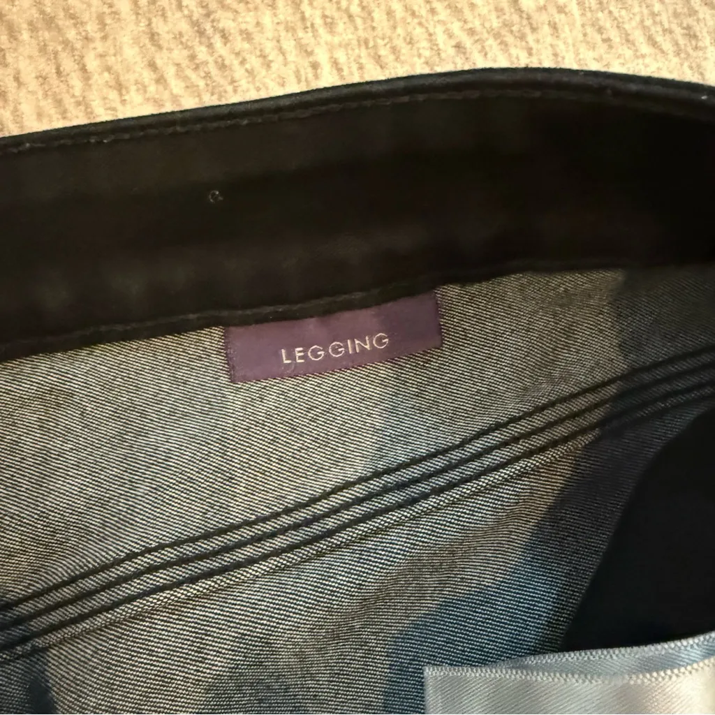 NYDJ Black Leggings Jeggings Jeans Lift Tuck Size 6 - Image 4